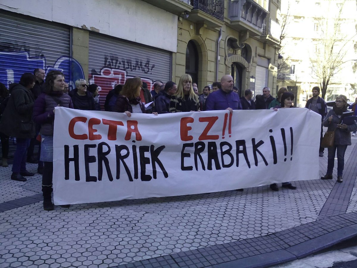 Bilbo, Gasteiz eta Donostian #CETAetaTTIPariez #HerriekErabaki