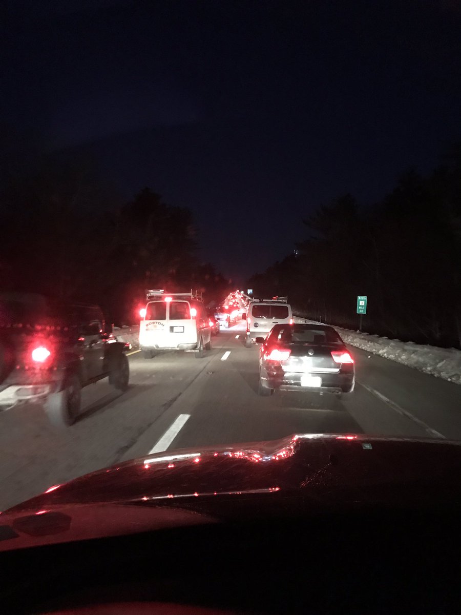 BPCampbell_'s tweet photo. Starting the day with a #WazeFail. Not cool. Could be worse - I could be the unreported roll over 😬hope all is well. https://t.co/0TK1mfnYpf