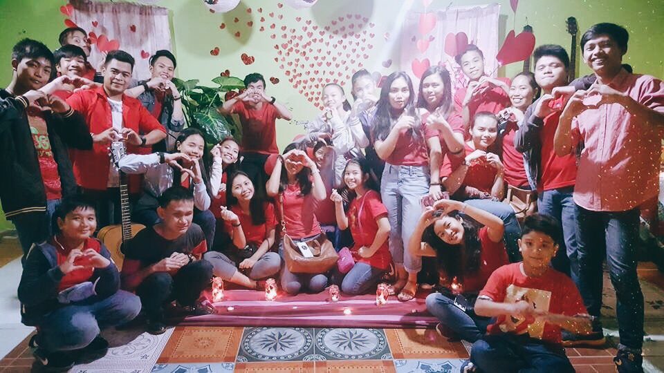 geeeloxx's tweet photo. valentine party β£ππΉπ€ #TDCFam https://t.co/FpbmG0edmq