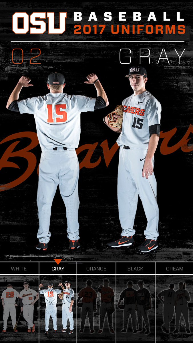 oregon state baseball jersey