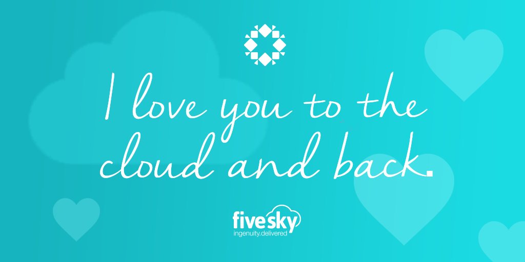 rubrikInc's tweet photo. Love is in the #cloud with @fivesky ❤️☁️  #HappyValentinesDay https://t.co/BvXHP0QynF