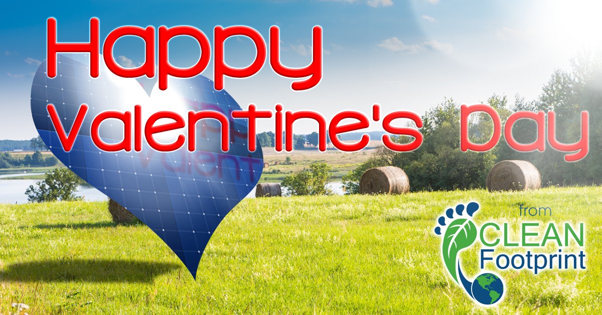 CleanFootprint's tweet photo. Happy Valentine's Day!
#CleanFootprint https://t.co/kGl7jm3erZ
