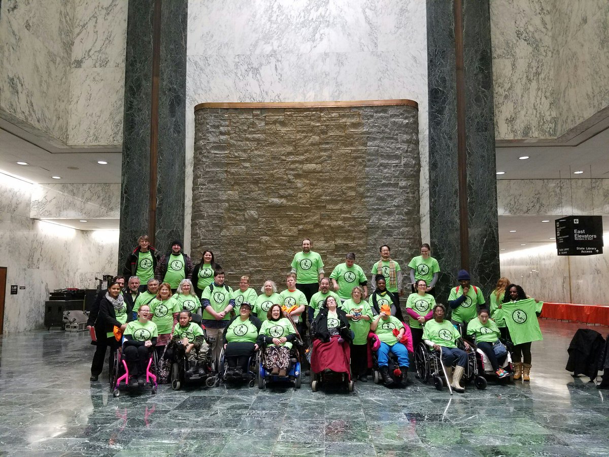CDRNYS's tweet photo. THANK YOU to all the #DisabilityRights #advocates for going to Albany's Lobby Day yesterday to talk with our #NY legislators! https://t.co/L1uMySFI1r