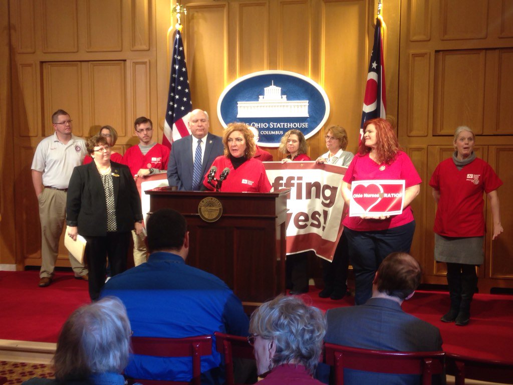 AndrewPNNU's tweet photo. Rhonda from the VA explaining why #nursesneedratios https://t.co/QxR82Pejcg