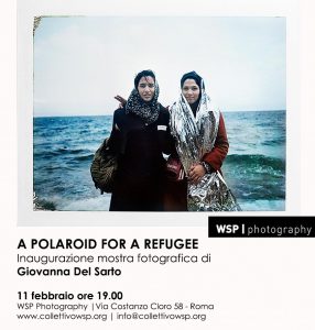 Il mondo in una foto A Polaroid for a #refugee un progetto per il <a href="/WorldPressPhoto/">World Press Photo</a> Riascolta bit.ly/2kBVJ4M <a href="/giovannadelsart/">giovanna del sarto</a>