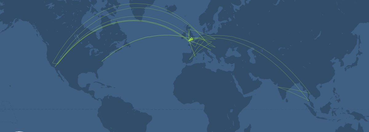 Web_Wise_Dan's tweet photo. My travel map, created on @nomadbaseio Everywhere I've been according to FB and Twitter! #digitalnomad https://t.co/DYiwPFoK00