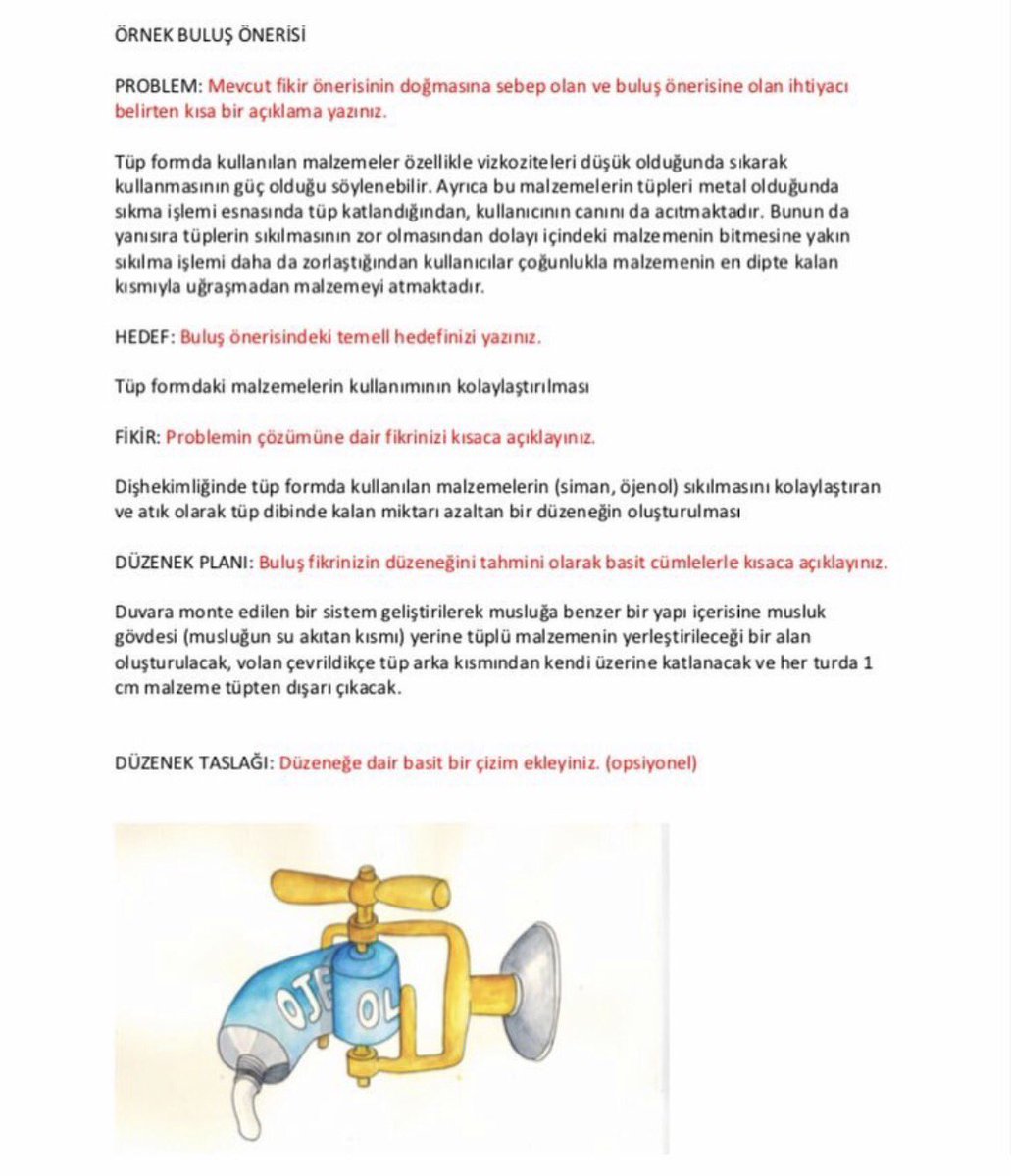 Cin fikrinizi göndermeniz gereken format bu şekildedir.🤓