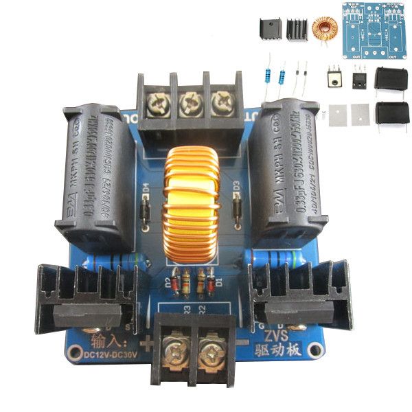 DIYElectroDeals's tweet image. ZVS Drive Board Kit Boost Voltage Generator Power Supply Induction Heating Module #diy #diygenerator #diyelectronics buff.ly/2kpAjac