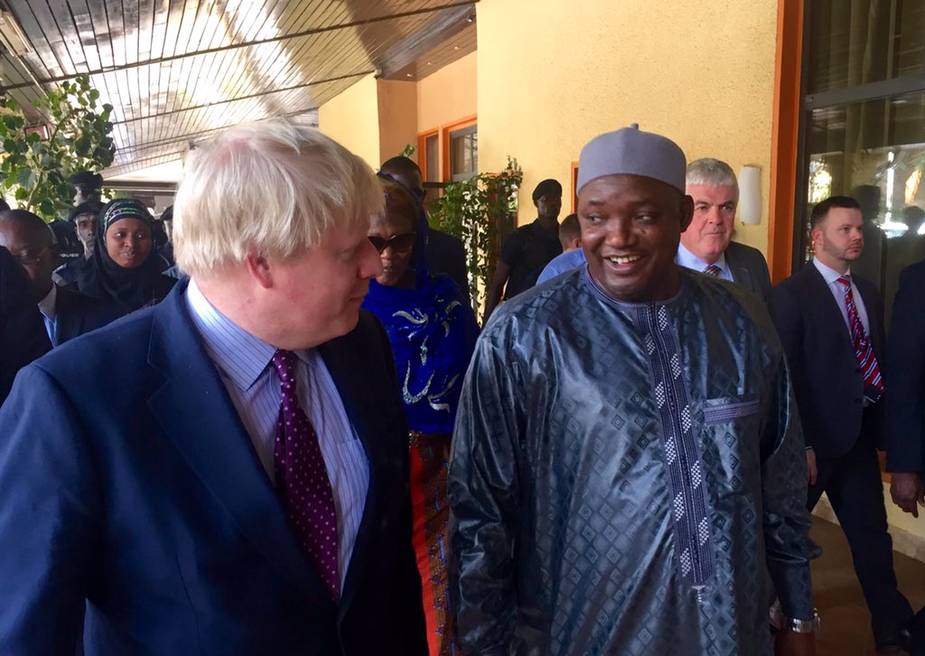 Boris Johnson On Twitter Welcomed Warmly In The Gambia President Barrow I Held Talks On Helping His Country Inc Rejoining The Commonwealth After Recent Election Https T Co Y7fbuzg85k