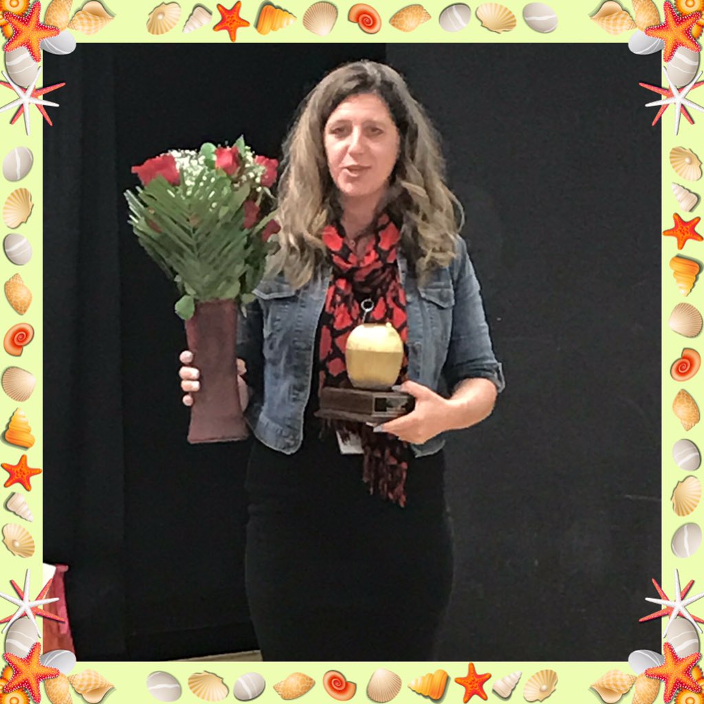 FMBeachSchool's tweet photo. The FMB Kids Foundation recognized Jennifer Martin with the Golden Coconut award.  This award recognizes exemplary teaching😎 https://t.co/MEORlkruTs