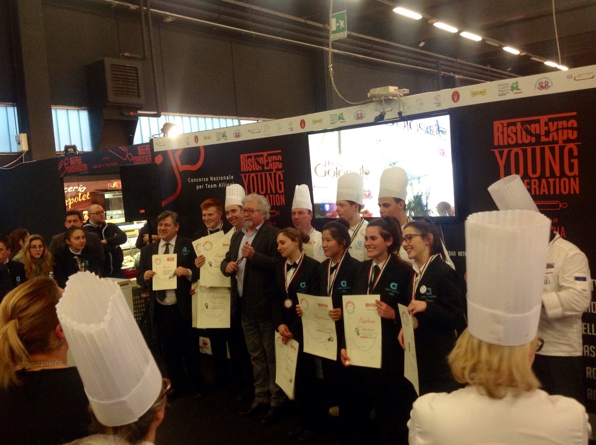 Premiazioni di #Ristorexpo #YoungGeneration, i giovani #chef di domani #risto2017