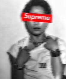 登坂広臣 着用 supreme box logo Tシャツ 欲しい人🖐 DMにて承ります