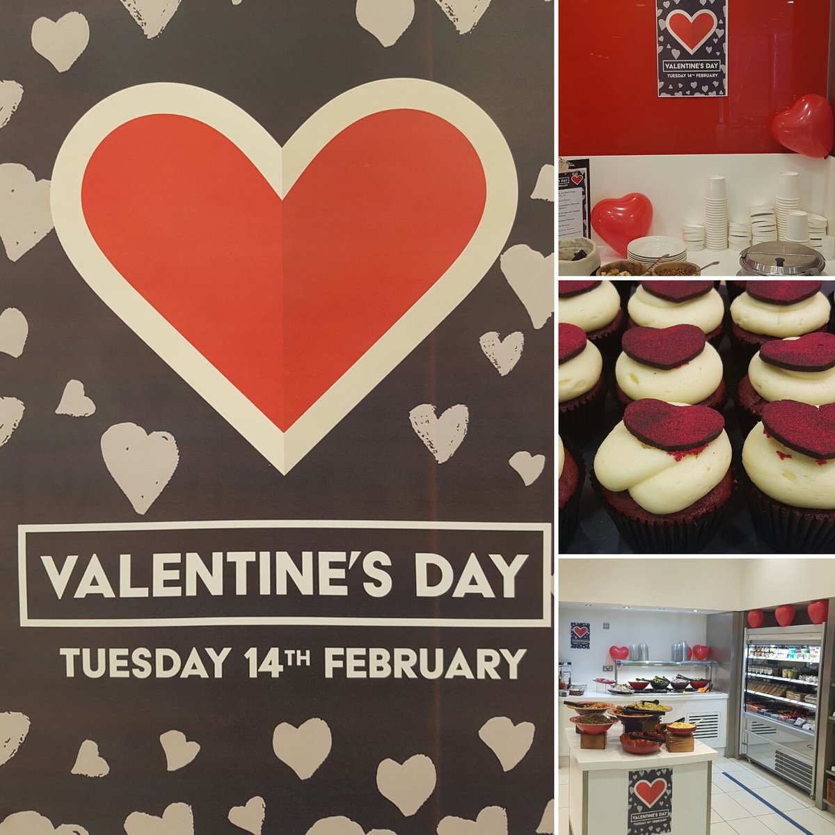 GCafe4ML's tweet photo. Happy #valentines with love from the team #GardenCafe #GCafe4ML #RALife @compassgroupuk @RA_Food Come and get a #RedVelvet cupcake ♡ https://t.co/EFVGwZWULP