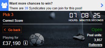 ColossusBets's tweet image. There are 39 #ColossusSyndicates in the #Pick3 #Rollover available for you to join! Est £80k jackpot!

Play now goo.gl/RK4NK7