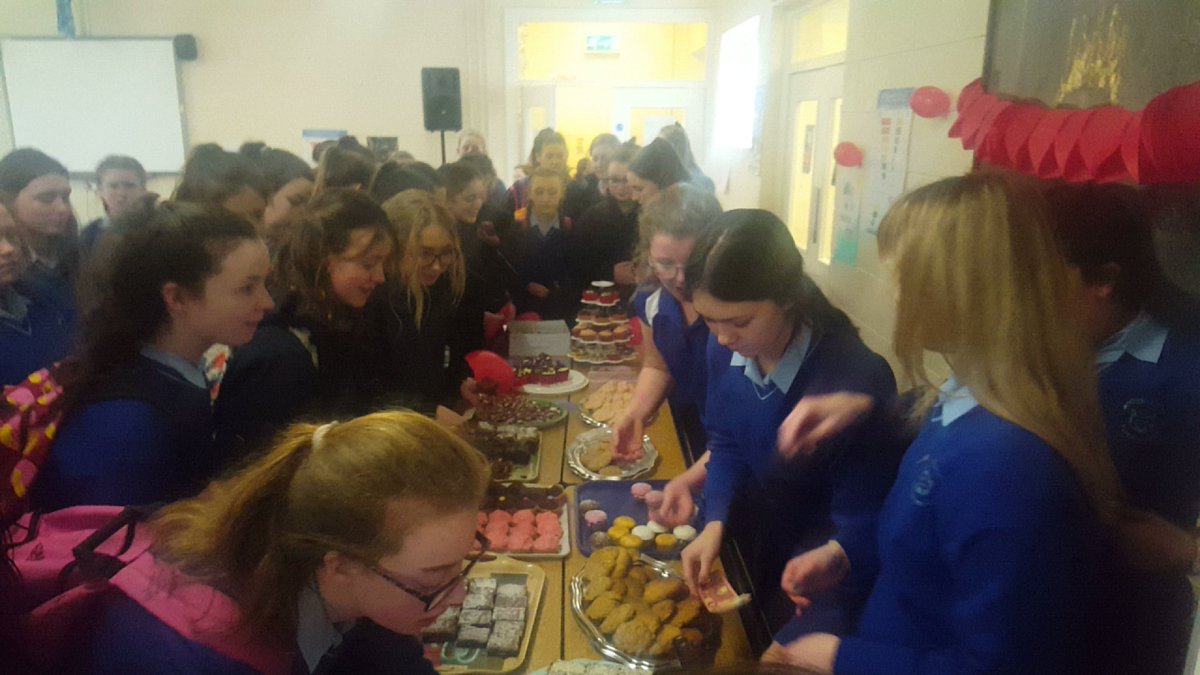 YesNotTheDress's tweet photo. Our Valentines Day bake sale in aid of the @DublinRCC is a huge success! Thank you all for the support #LetsGetConsensual https://t.co/mKOkqEcb1r