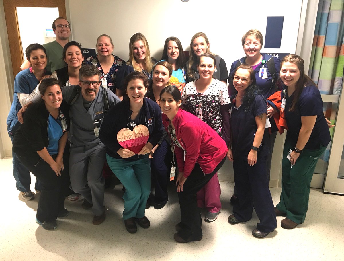 uvahealthnews's tweet photo. This #ValentinesDay, let's hear it for these teams that take care of our congenital heart disease patients! @UVA_PICU #CHDAware #CHD https://t.co/rel7L5aPel