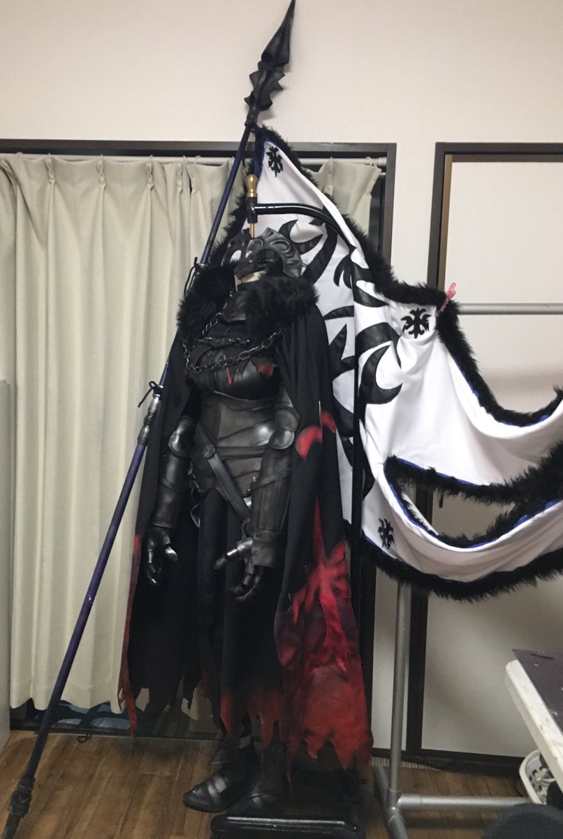 ジャンヌオルタ FGO コスプレ 旗