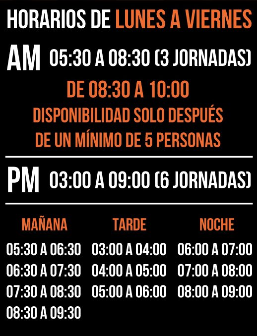 CrossFitImperiu's tweet photo. Esto son nuestros horarios. ¡Inscribete, ya! Disponibilidad. #CrossFit #Panamá #Sports #Salud https://t.co/gchGi5ibTo
