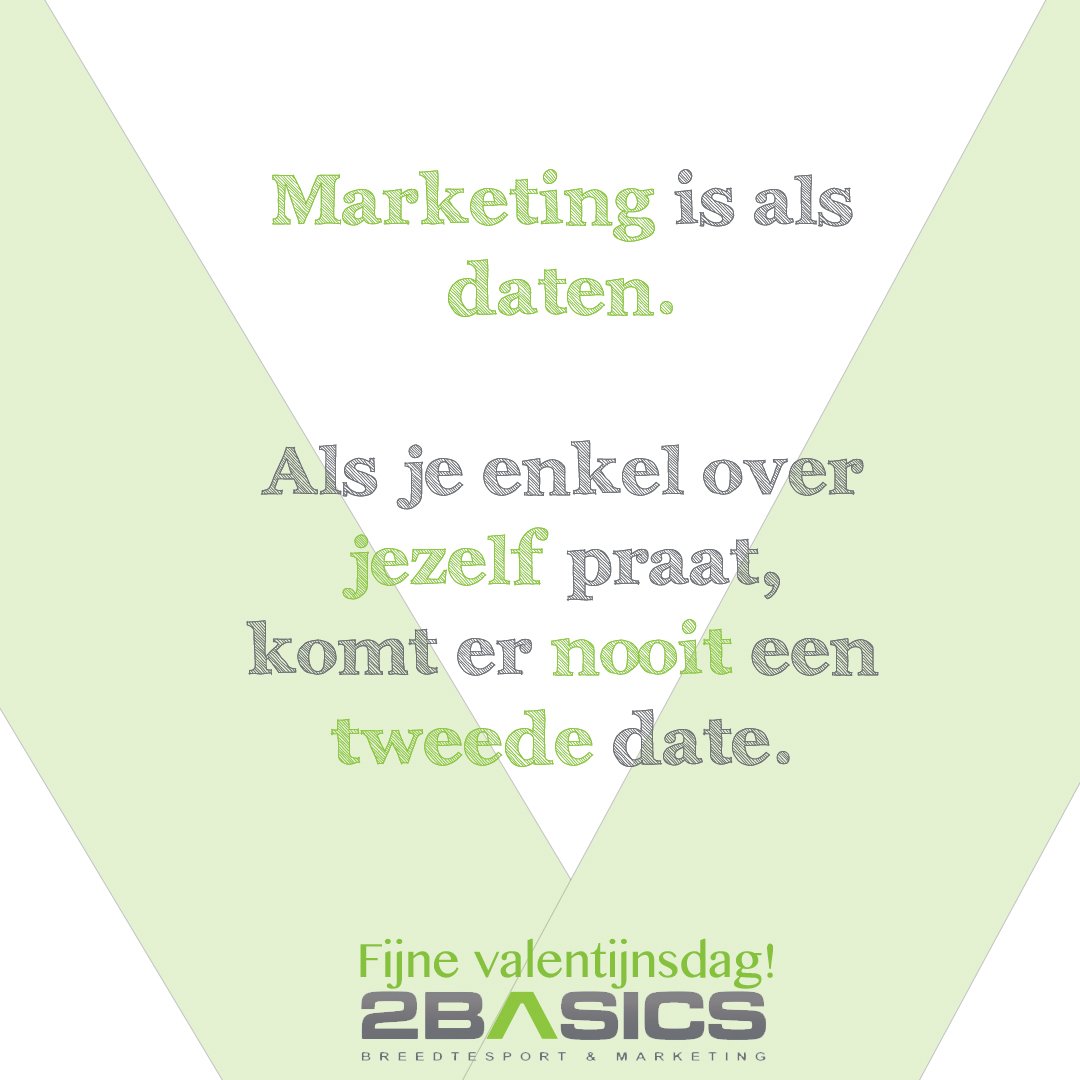 Marketing is... elke dag bouwen aan duurzame relaties #Valentijnsdag💗