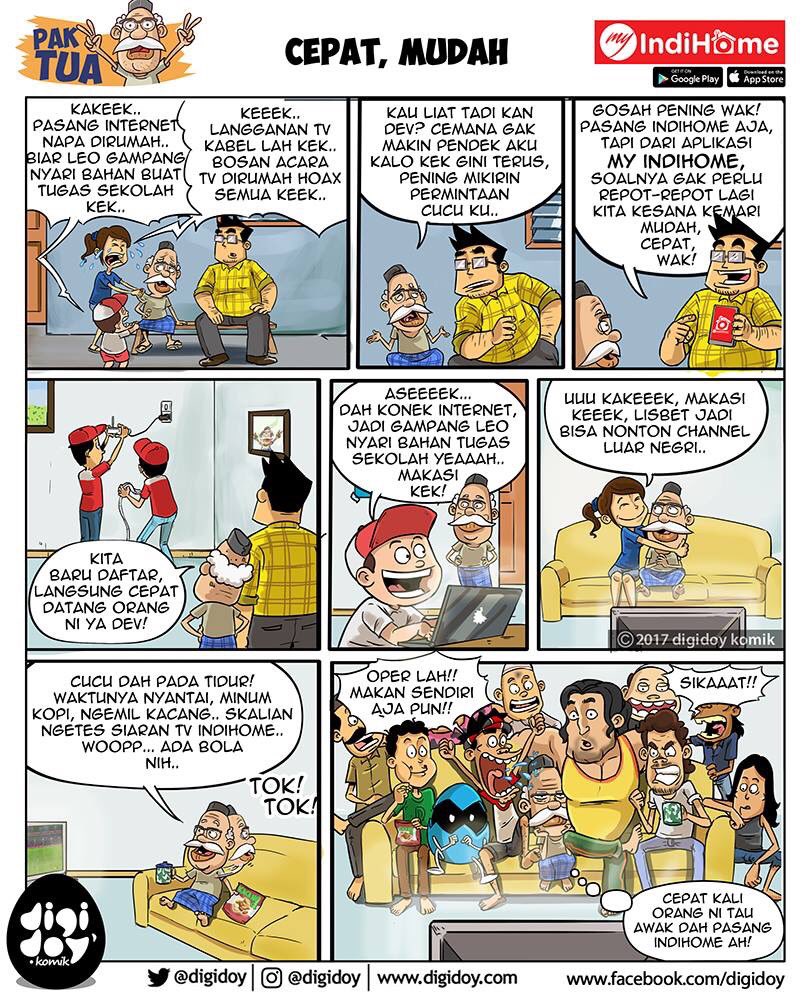 Komik Digidoy On Twitter Pake My Indihome Aja Kalo Mau Masang