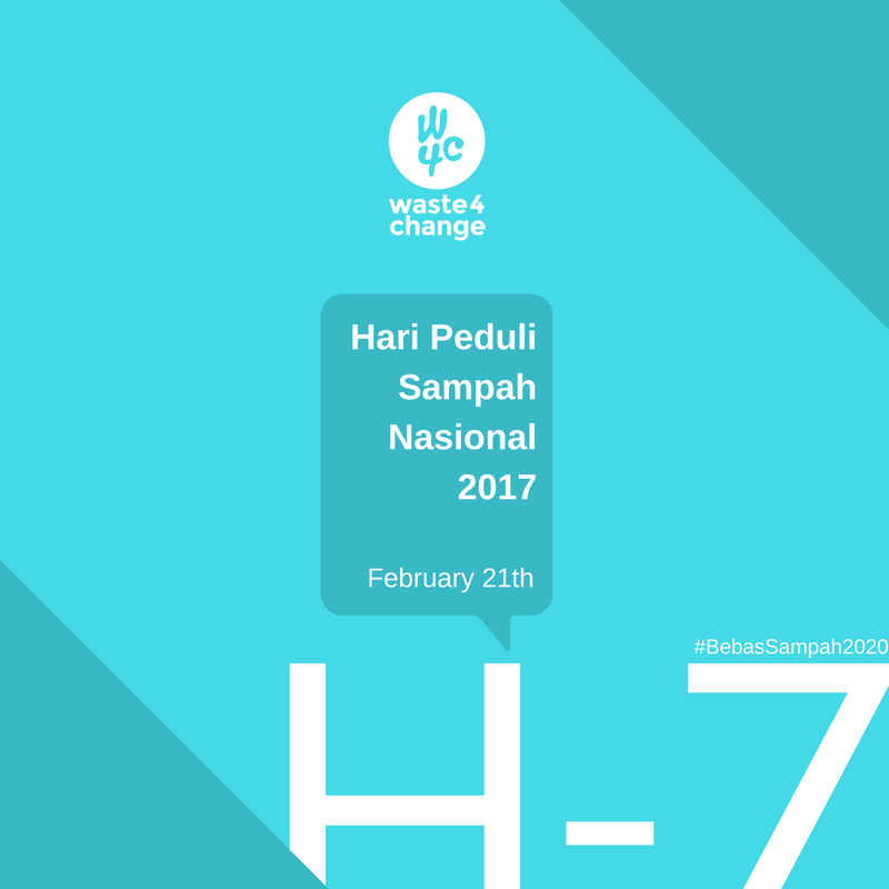 waste4change's tweet photo. Countdown H-7 to Hari Peduli Sampah Nasional (HPSN) 2017. Nantikan update cerita kita di #WasteStory sampai akhir February nanti. https://t.co/ytlOryjSLJ