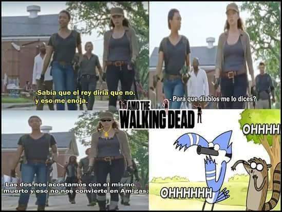 JDMNeganXD's tweet photo. Eso dolió, esta vez Rosita llego más cabrona...😁
#twdreturns #TheWalkingDead https://t.co/76pJZ1TBFj