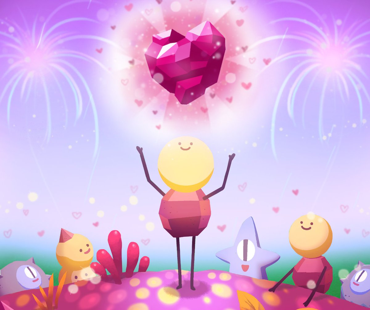 quriusgame's tweet photo. We did it! The #love weather is at maximum 100% intensity!! Make sure to harvest as many love gems as you can today! #ValentinesDay #Qurius https://t.co/3cjGc2JBtC