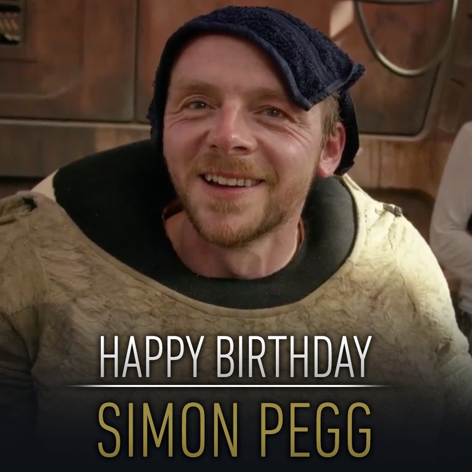 Happy Birthday an den Mann hinter Jakkus Schrotthändler Alles Gute Simon Pegg! 