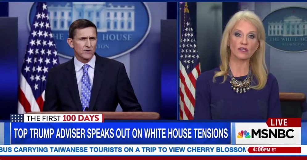 thehill's tweet photo. Conway insists she wasn't out of the loop when she said Flynn had "full confidence" of Trump: https://t.co/NAODTSvxV2 https://t.co/woGp32uGbu