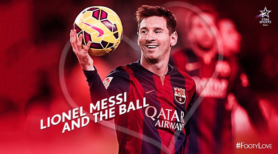 MessiQuote's tweet photo. .@StarFootball: “When you’re in love and can’t be separated even for a second! Messi could relate to this football love story.” #Valentines https://t.co/SppaLifrJf