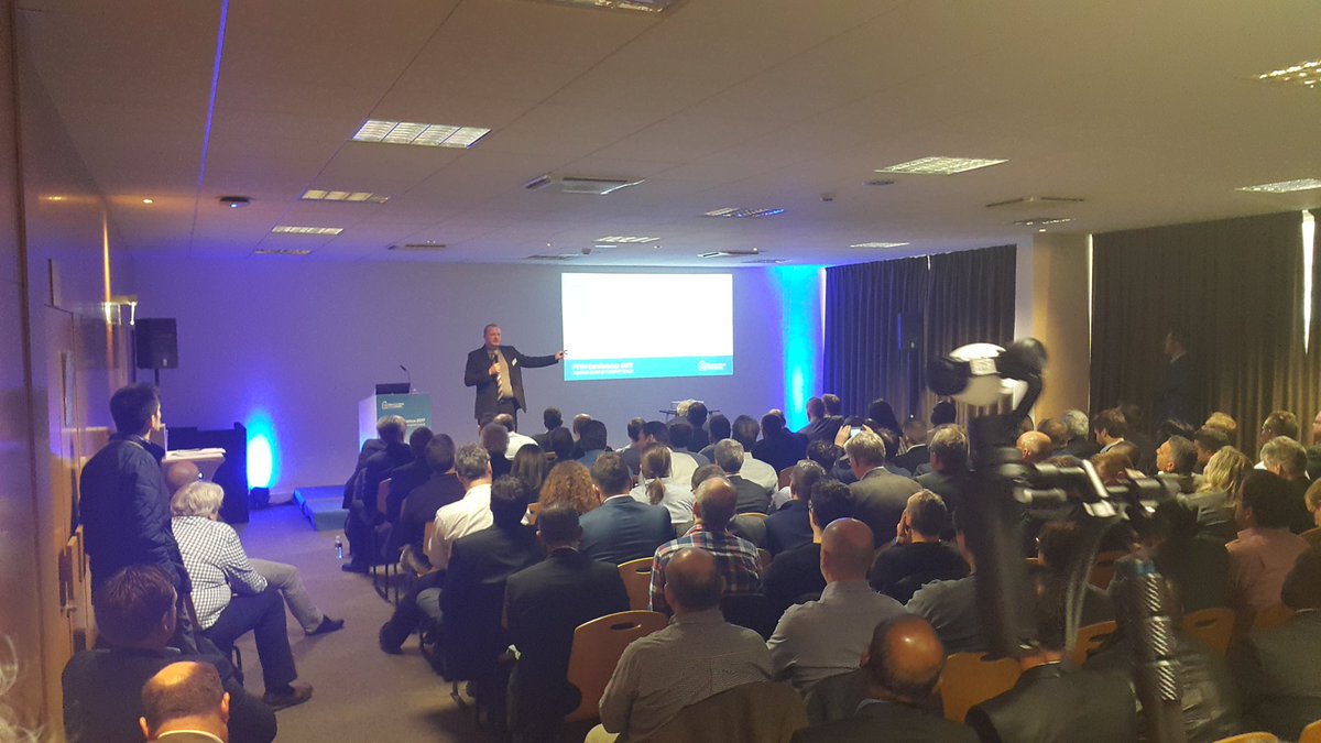 EduardoJedruch's tweet photo. Full house for presentation of innovative passive infrastructure by our VP of Market Development Erik Gronvall @CommScope #FTTH2017 https://t.co/EjTYG3P2qC