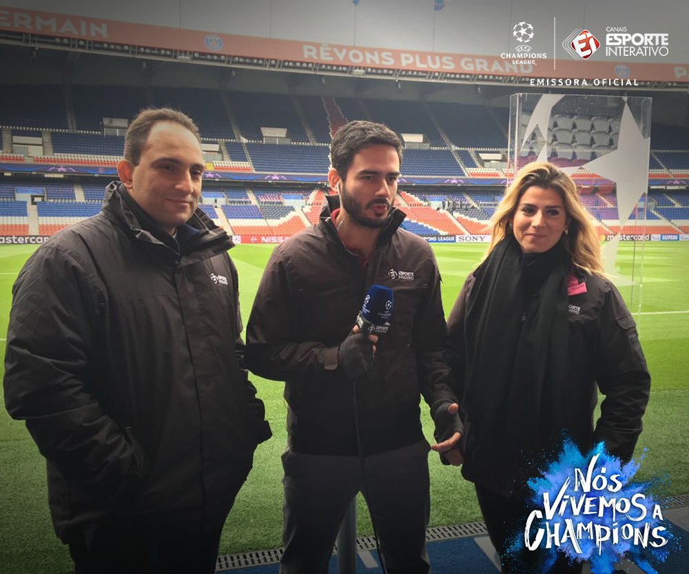 TNTSportsBR's tweet image. Nossa equipe chegou cedo ao Parc des Princes pra trazer tudo no melhor pré-jogo de @PSGbrasil x @FCBarcelona!