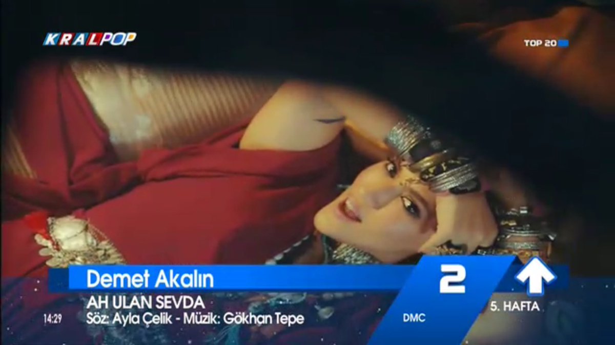 Selen Daf on "@demetakalin #AhUlanSevda Klibi Kral Pop TV Top 20 Listesinde ZİRVE Ortağı 👑🔥💣💨🎤 / Twitter