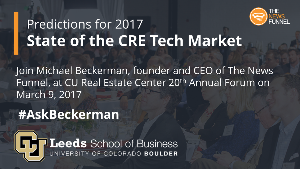 m_beckerman's tweet photo. The Future of #Tech and #RealEstate #AskBeckerman https://t.co/CIddhx73ih #CRETech #CRE https://t.co/bapiYX229o