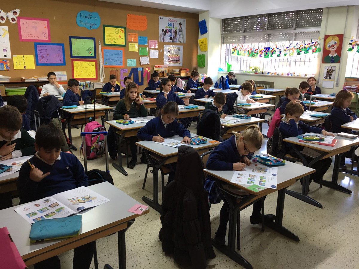 smpazmu's tweet photo. Hoy hemos comenzado las pruebas de inglés nivel #Beginners @MurciaBeda @BEDAecm 2°Primaria @smpazmu @colegiosfec https://t.co/ekawFqQcc6