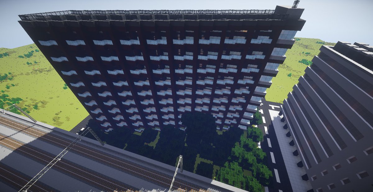 toyosucity_Mine's tweet photo. やべぇ…
このマンションから見える景色最高。
こんなマンションあったら買ってまうわ
#RTM撮り鉄部
#Minecraft https://t.co/wRjW75N8PC