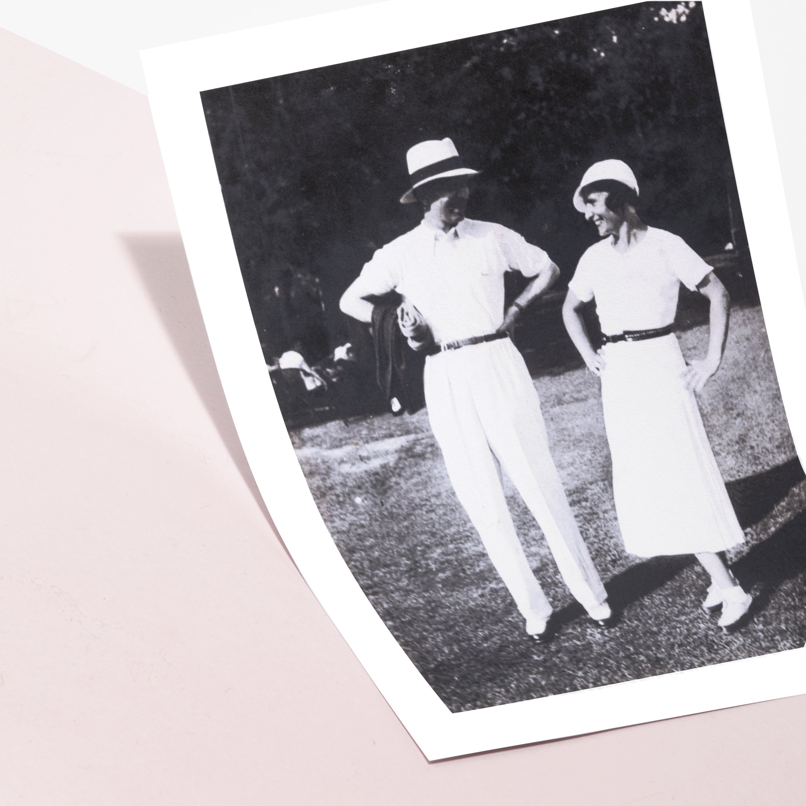 Lacoste on Twitter: Lacoste founder/tennis player, René Lacoste, with wife, Thion de la Chaume, iconic golfer. #1936 ©LacosteArchives https://t.co/EoLBkblETB" / Twitter