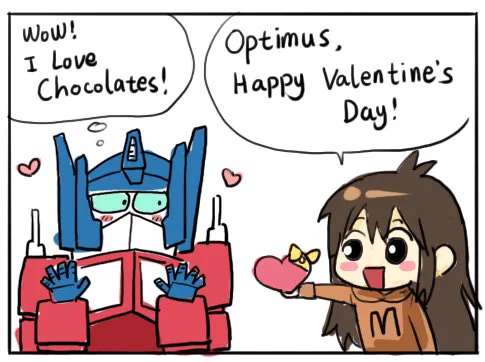 Optimus,Happy Valentine's Day!? 