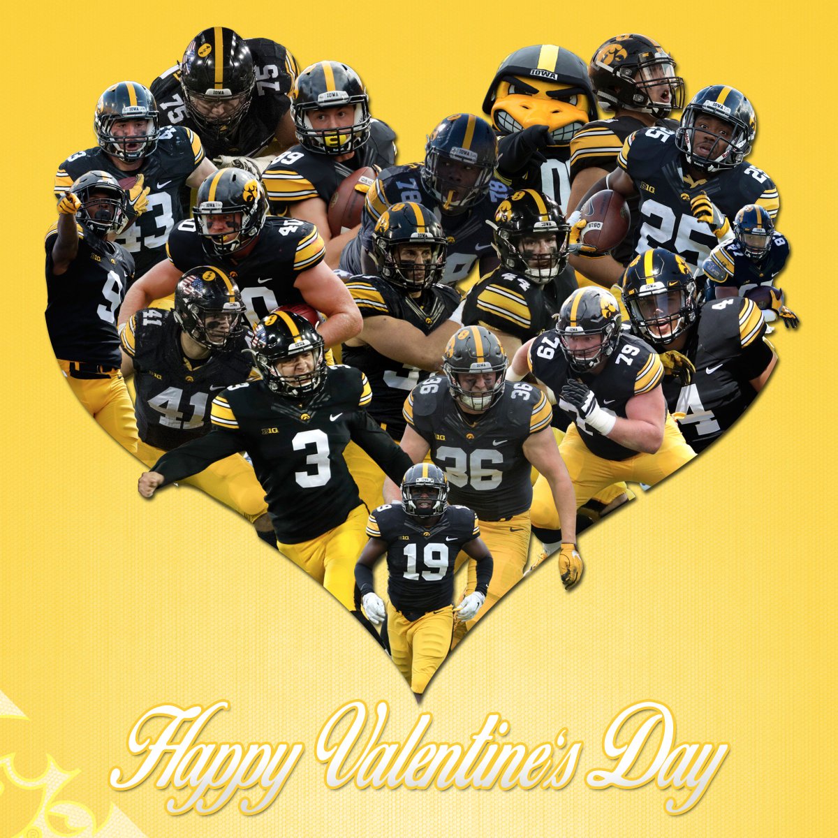 HawkeyeFootball's tweet photo. We love you Hawkeye Nation! https://t.co/7MdxJMHPay