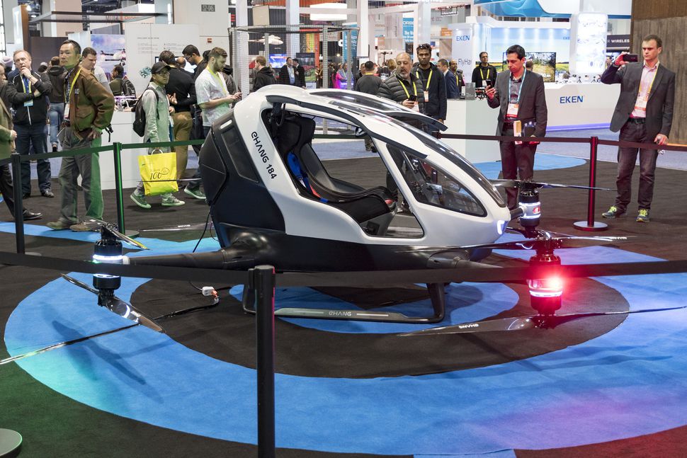 CNET's tweet photo. A passenger-carrying drone is set to make regular flights in Dubai beginning July https://t.co/hcR6f72428 https://t.co/XVNPheF5qt