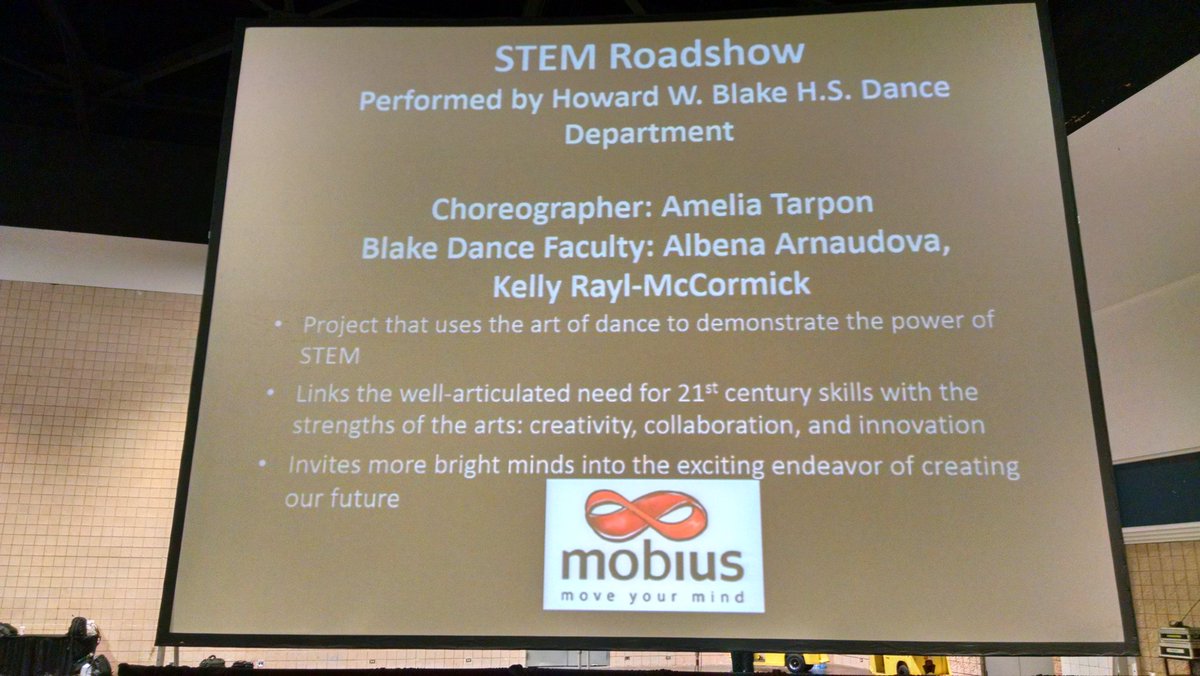 TampaBaySTEM's tweet photo. Great to have @MobiusMoves &amp; @BlakeHS_WBUZ students performing at the 2017 STEM Fair. @Jeff_Eakins @HillsboroughSch https://t.co/oVcRaNq14j
