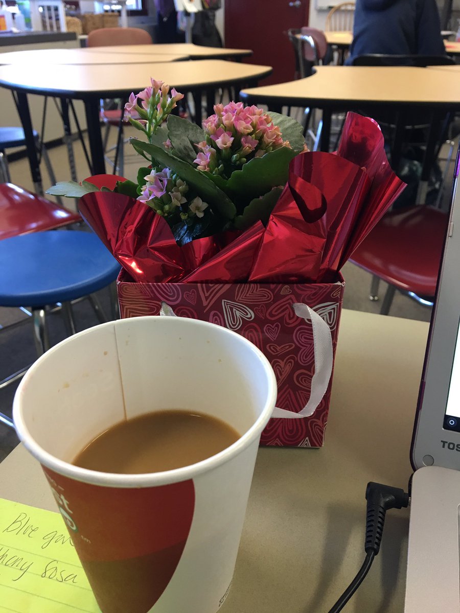 tharimon's tweet photo. Great start to #valentinesday @CyrusPeirceMS today! Thx for the coffee love @ACKCPSPrincipal and @Thedonnajohnson #celebratecps #cpsrakweek https://t.co/DpTxwH6XXb