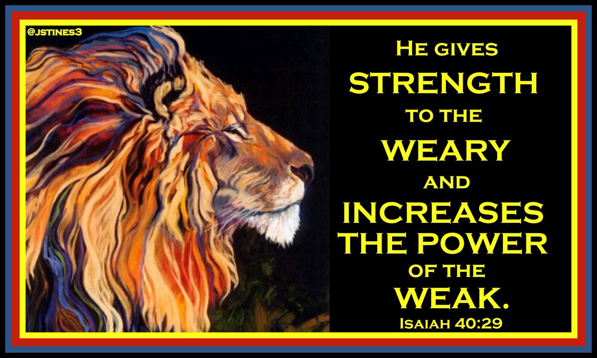 jstines3's tweet photo. He GIVES STRENGTH and INCREASES POWER...

#PJNET #RenewUS #JESUS 

https://t.co/pPc0JxHCDY