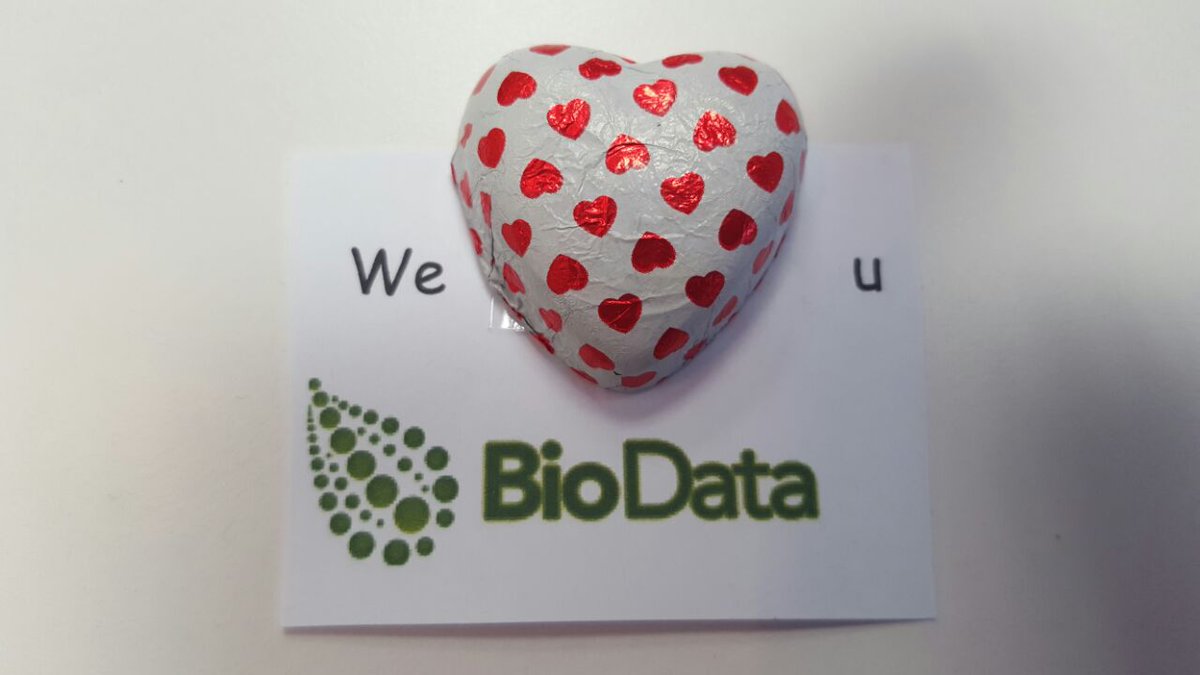 digitalsci's tweet photo. It's a Happy #Valentine's Day from the @biodata team! https://t.co/t5tLMLXv6V