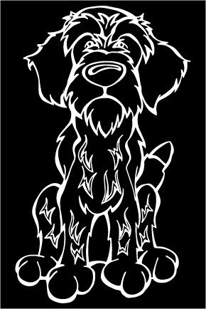 decaldogs's tweet image. Decal Dog of the Day: Wirehaired Pointing Griffon, Get a Car Window Sticker. decaldogs.com   #WirehairedPointingGriffon