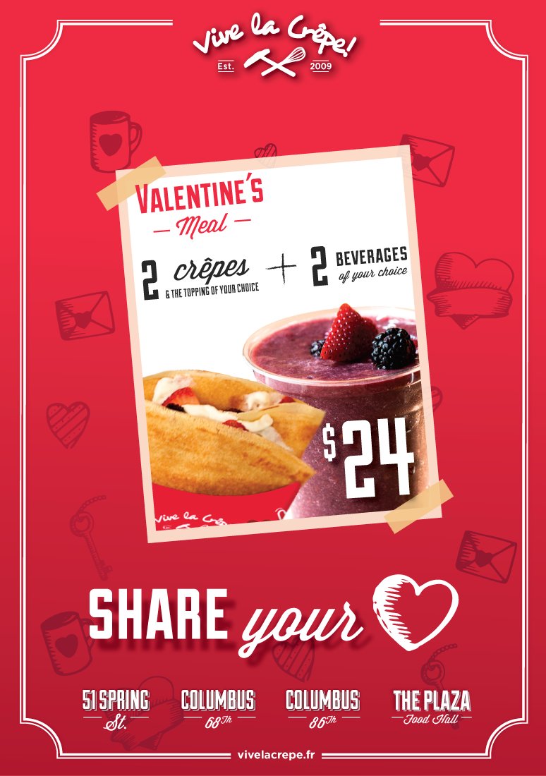 Join us for our Valentine's Special Meal #shareyourlove