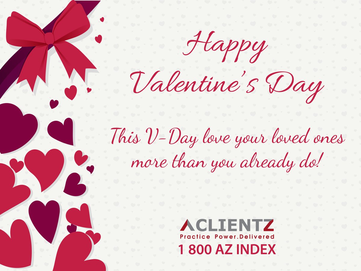 Happy Valentine's Day!  #ValentinesDay #socialnetworking #digitalmarketing #SMMfordentists #socialselling aclientz.com