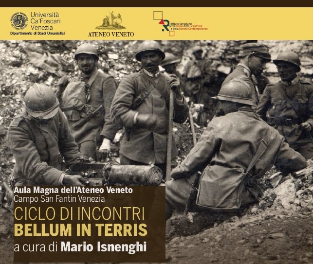 AteneoVeneto's tweet photo. #BELLUMINTERRIS dal 22.02 #MarioIsnenghi racconta il 1917. #GrandeGuerra #Venezia @Centenario14_18 @IveserVenezia @CaFoscari https://t.co/dvFi5F7HAC