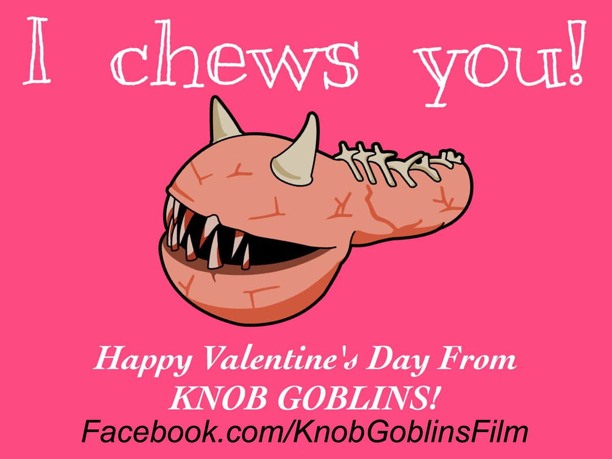 KnobGoblinsFilm's tweet photo. Knobby from @KnobGoblinsFilm loves Valentine's Day! He finds all kinds of delicious treats on this day! ♥️🍆☠️#knobgoblins #protectyourjunk https://t.co/Sp0PfTSjy3