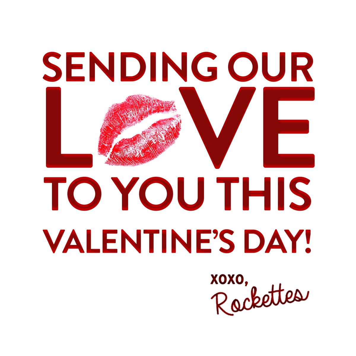 Rockettes's tweet photo. We ❤️ our #Rockettes fans! #ValentinesDay https://t.co/C2HnSVHs7Q